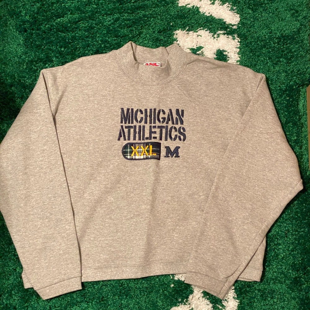 Vintage 90s Michigan athletics crewneck